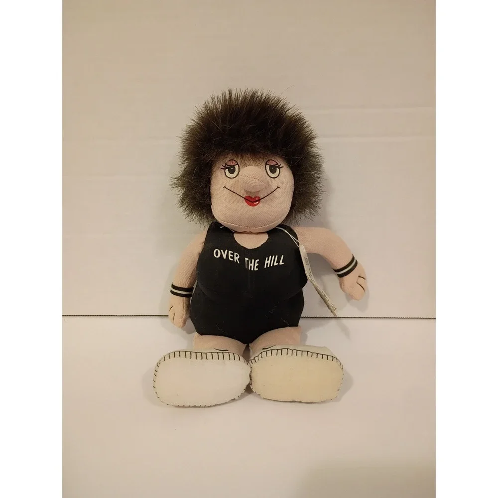 Vintage Russ Berrie Over The Hill Plush Doll Novelty Collectible No. 690